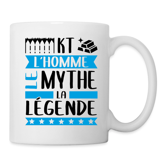 Mug blanc Hector rébus – L’homme, le mythe, la légende - blanc
