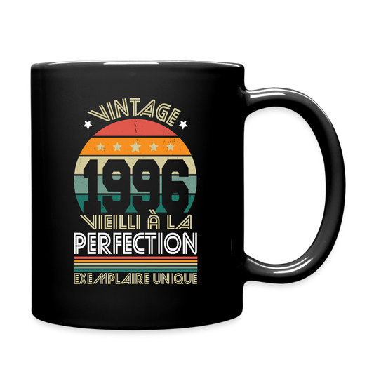 Mug anniversaire homme 30 ans – Vintage 1996 - Exemplaire unique - noir