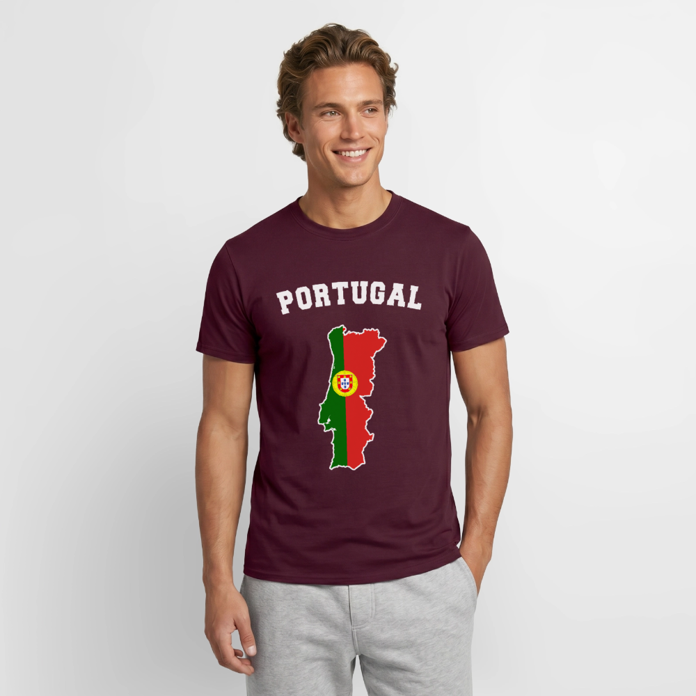 T-shirt Homme - Portugal - rouge brique