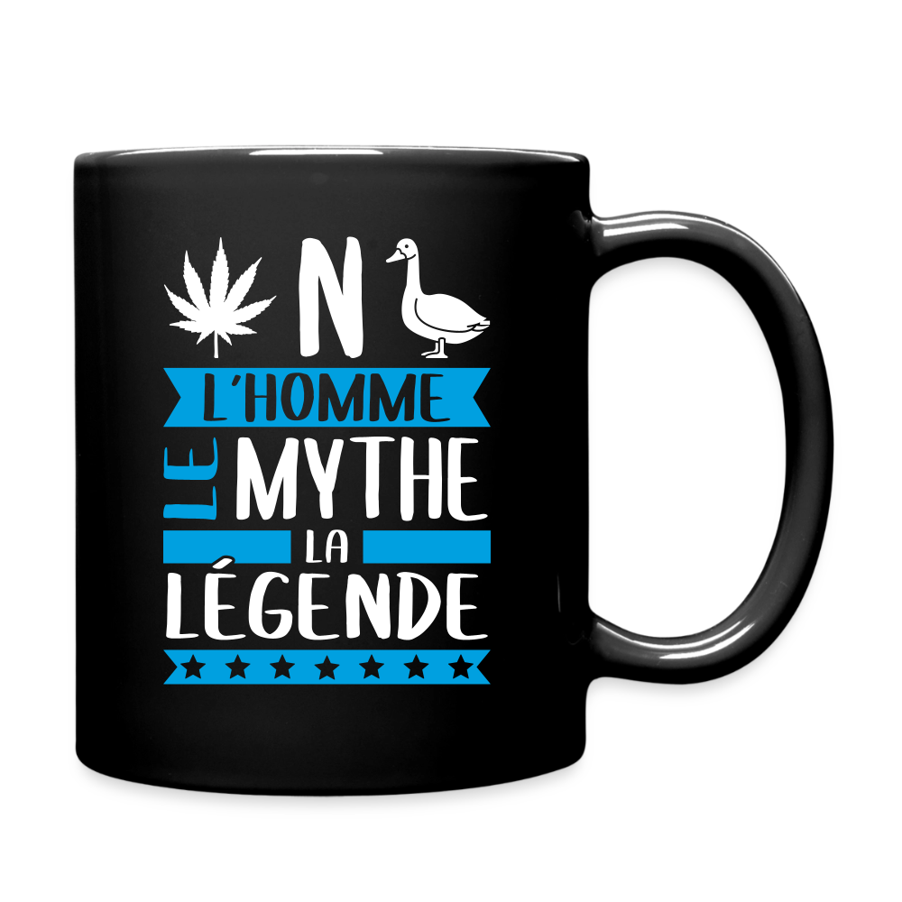 Mug uni Benoît rébus – L’homme, le mythe, la légende - noir
