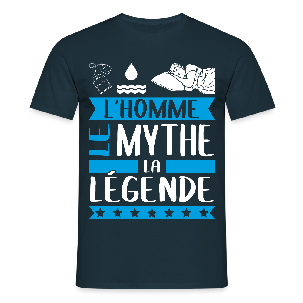 T-shirt homme Théodore rébus – L’homme, le mythe, la légende - marine