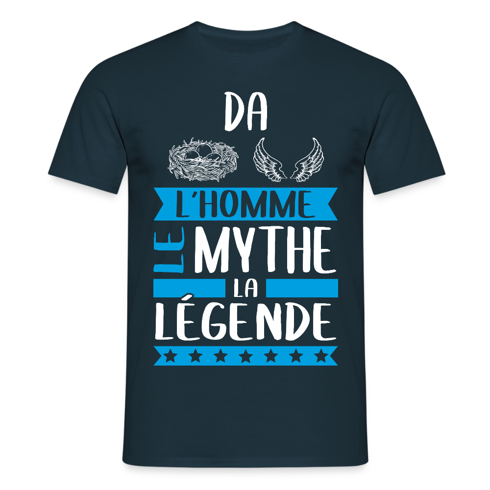 T-shirt homme Daniel rébus – L’homme, le mythe, la légende - marine