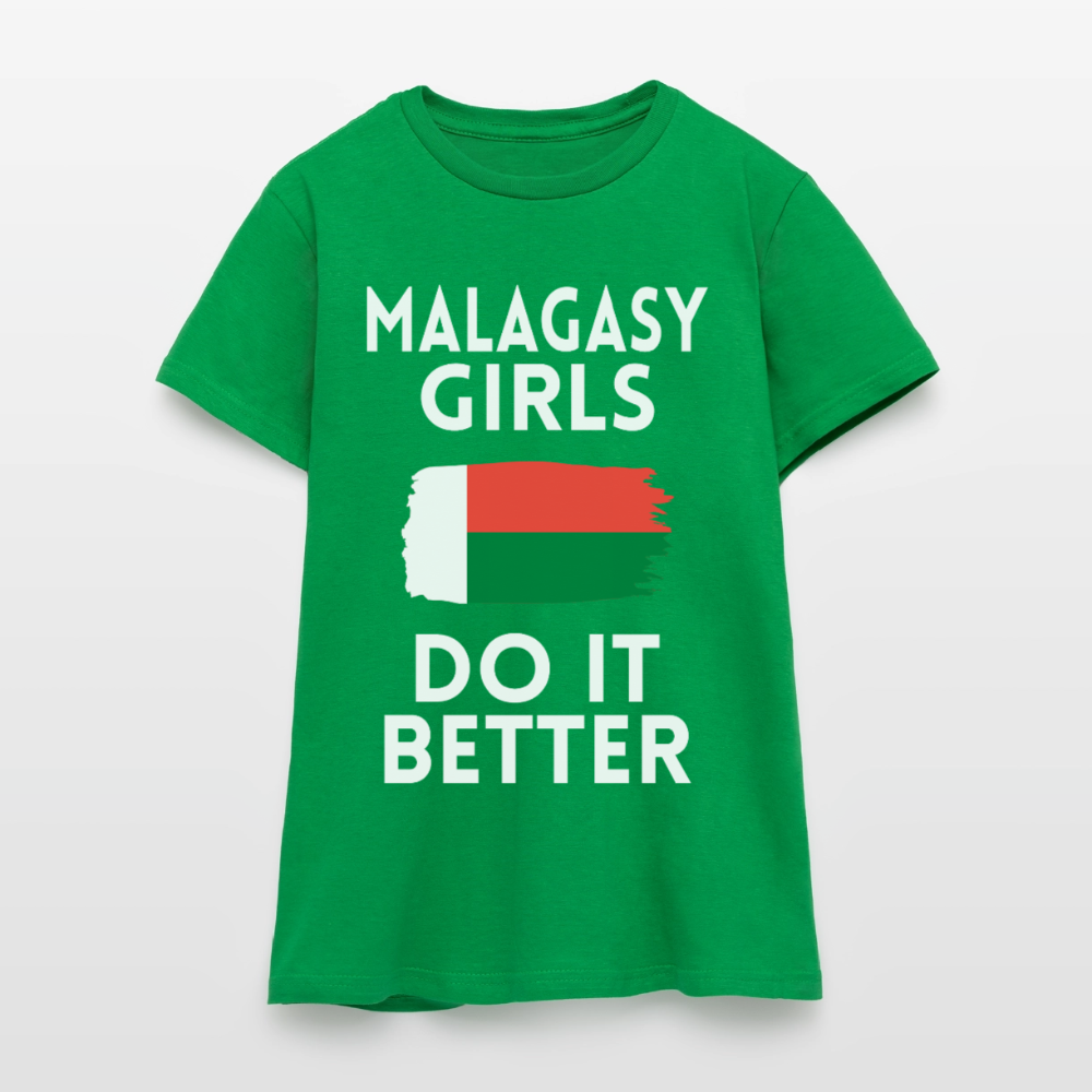 T-shirt femme - Malagasy Girls Do It Better - vert