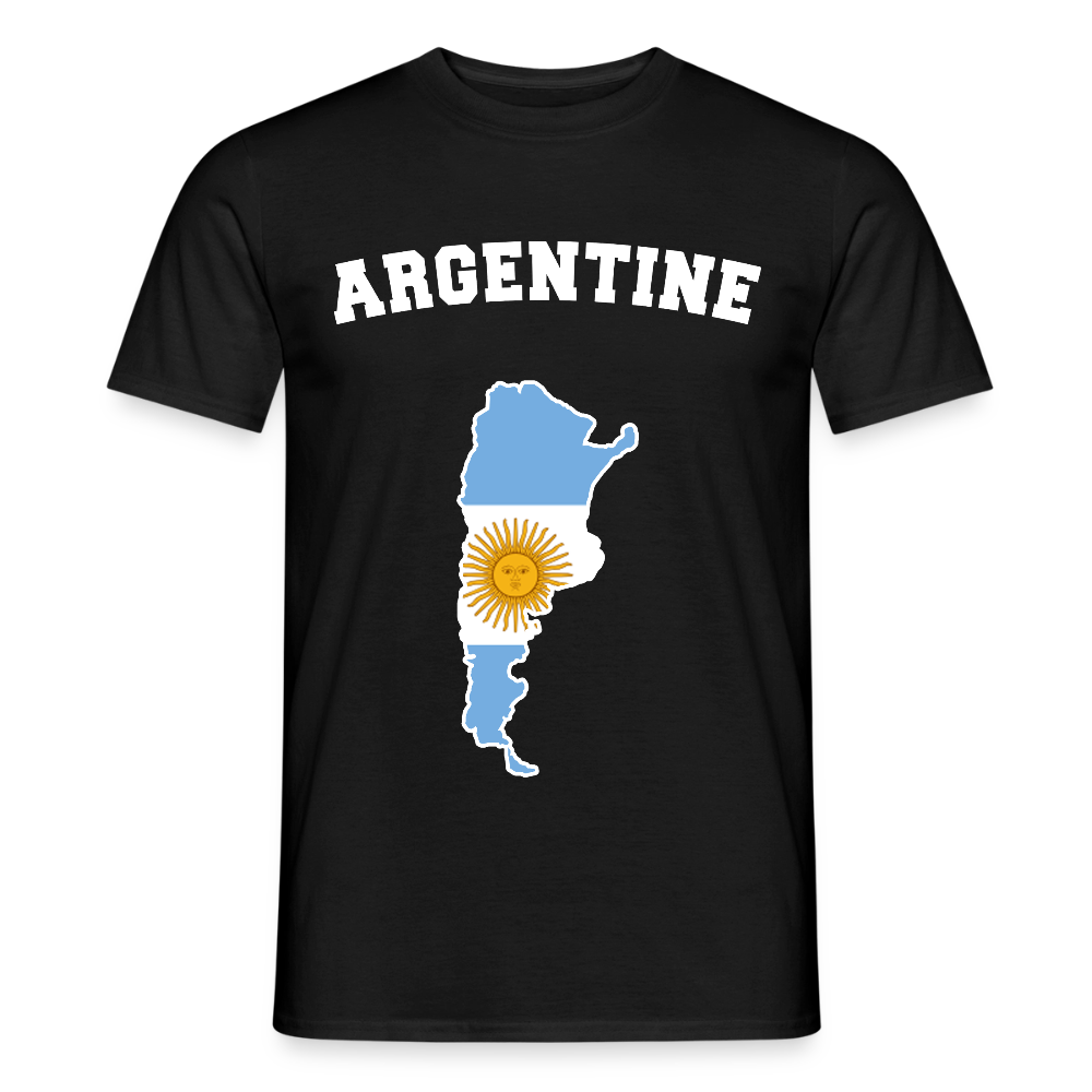 T-shirt Homme - Argentine - noir