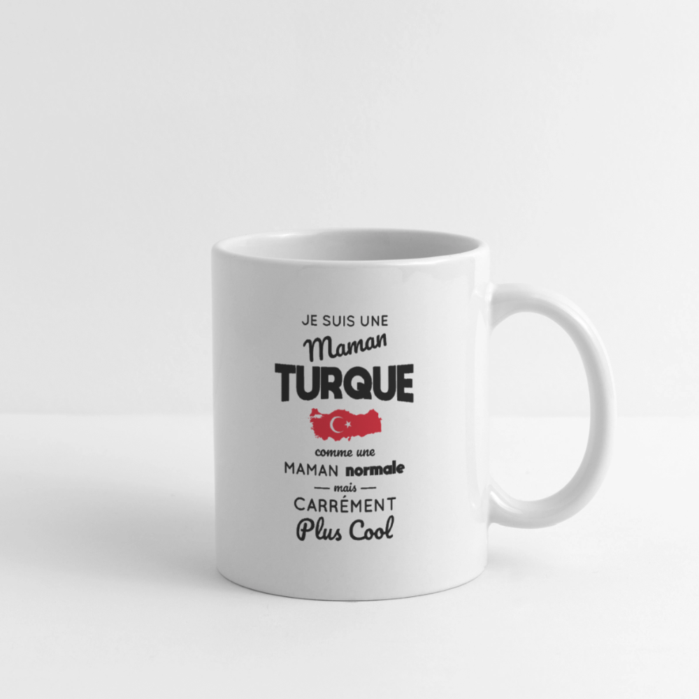 Mug blanc - Maman Turque plus cool - blanc