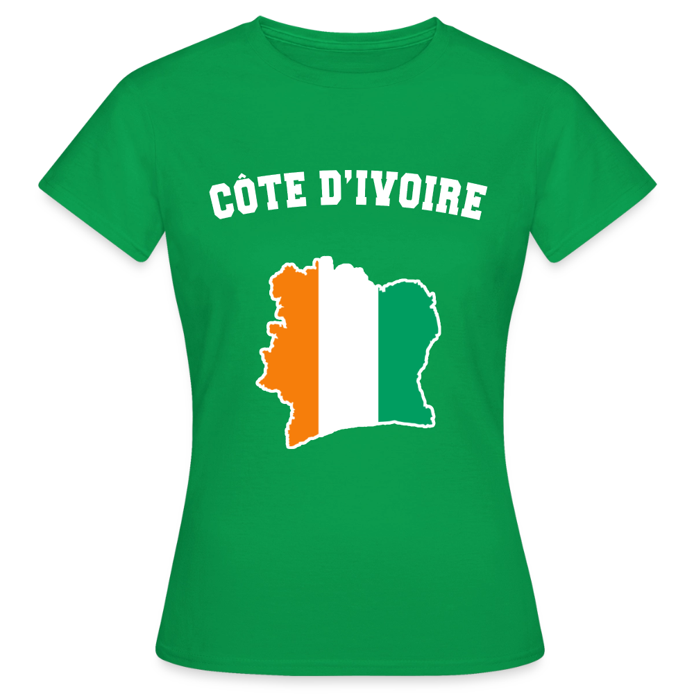T-shirt Femme - Côte d'Ivoire - vert