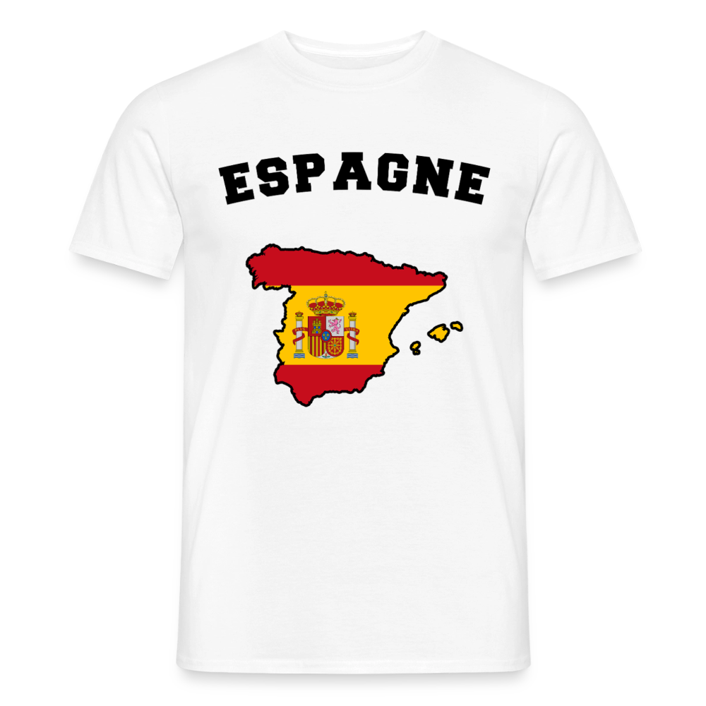 T-shirt Homme coloris clair - Espagne - blanc
