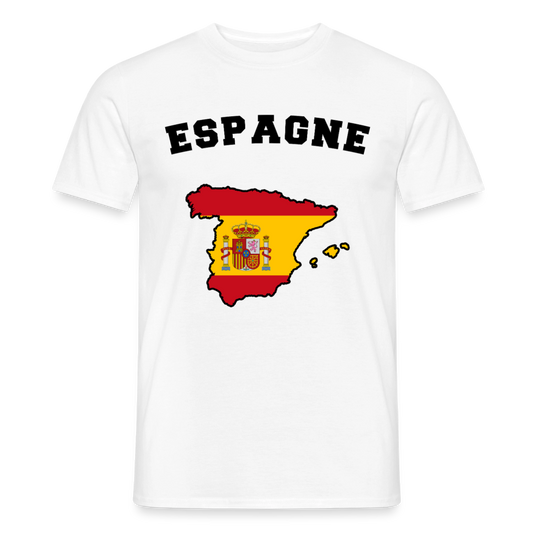 T-shirt Homme coloris clair - Espagne - blanc