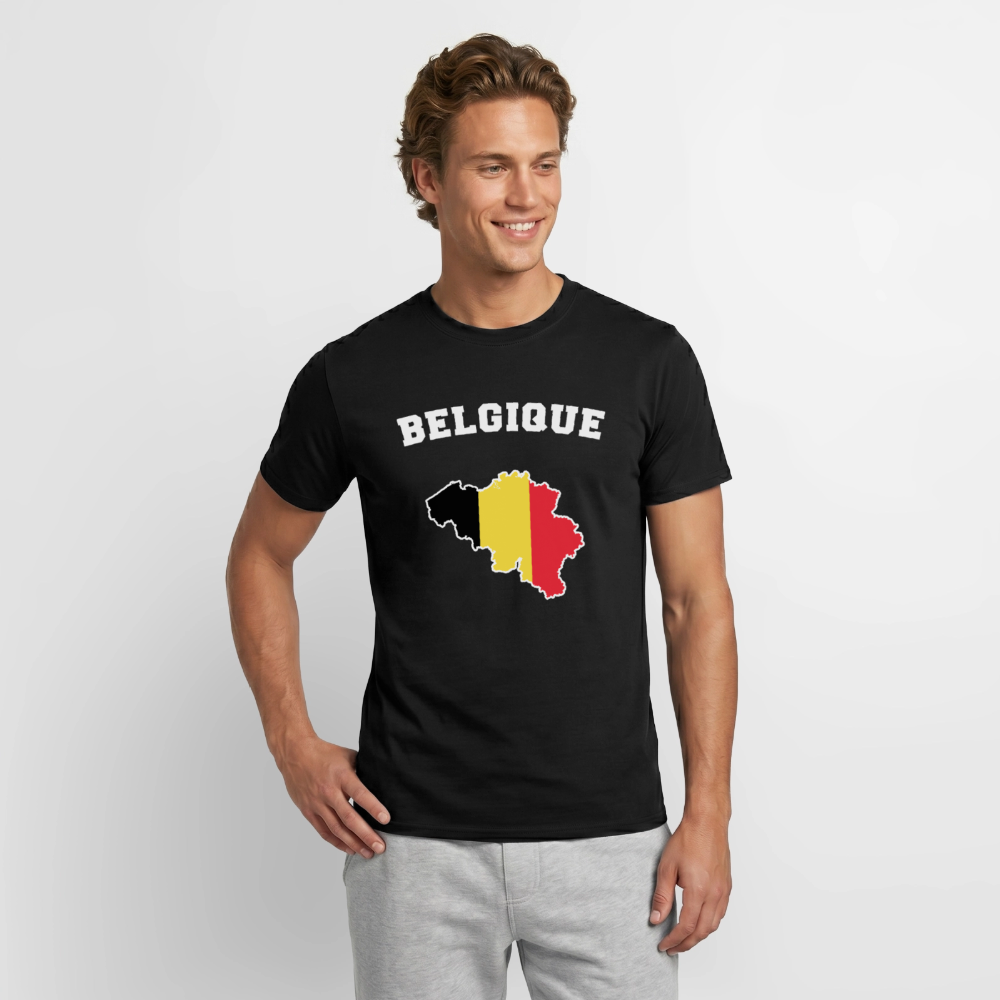 T-shirt Homme - Belgique - noir