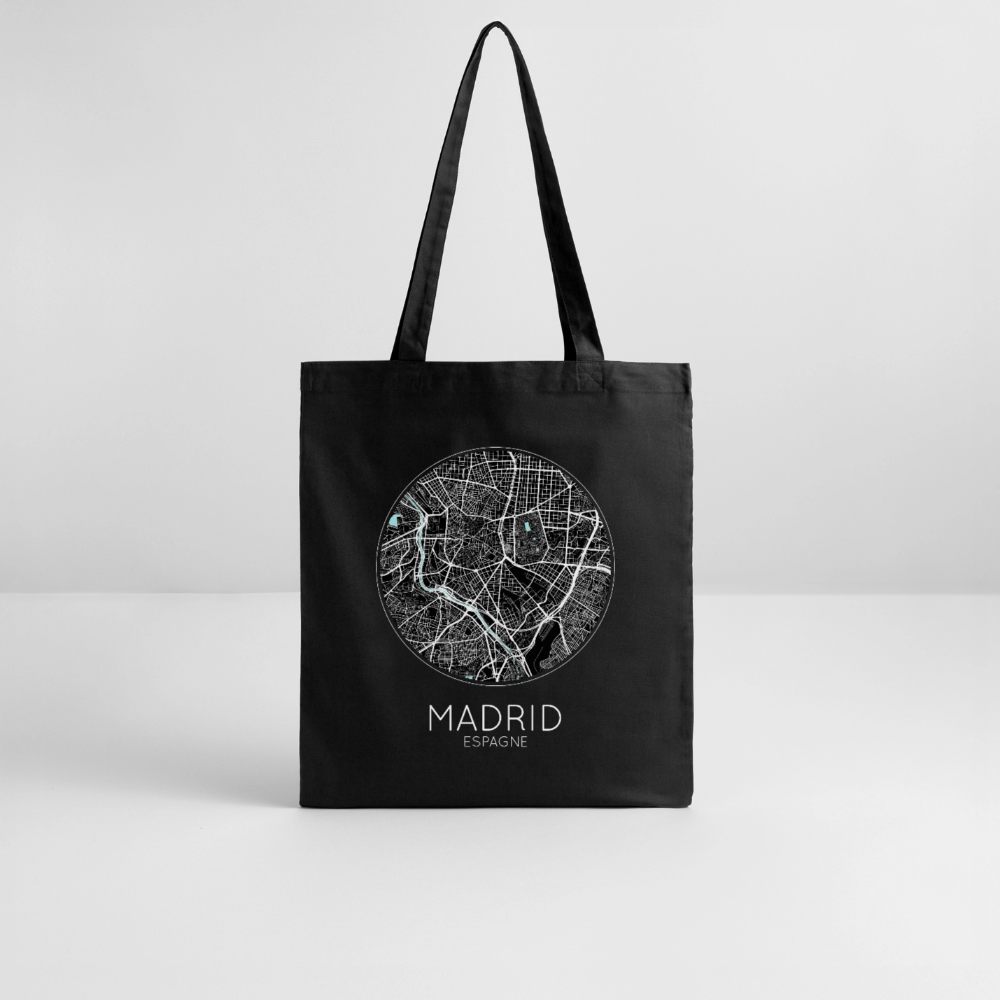 Tote Bag Madrid Bio – Plan de Madrid - noir