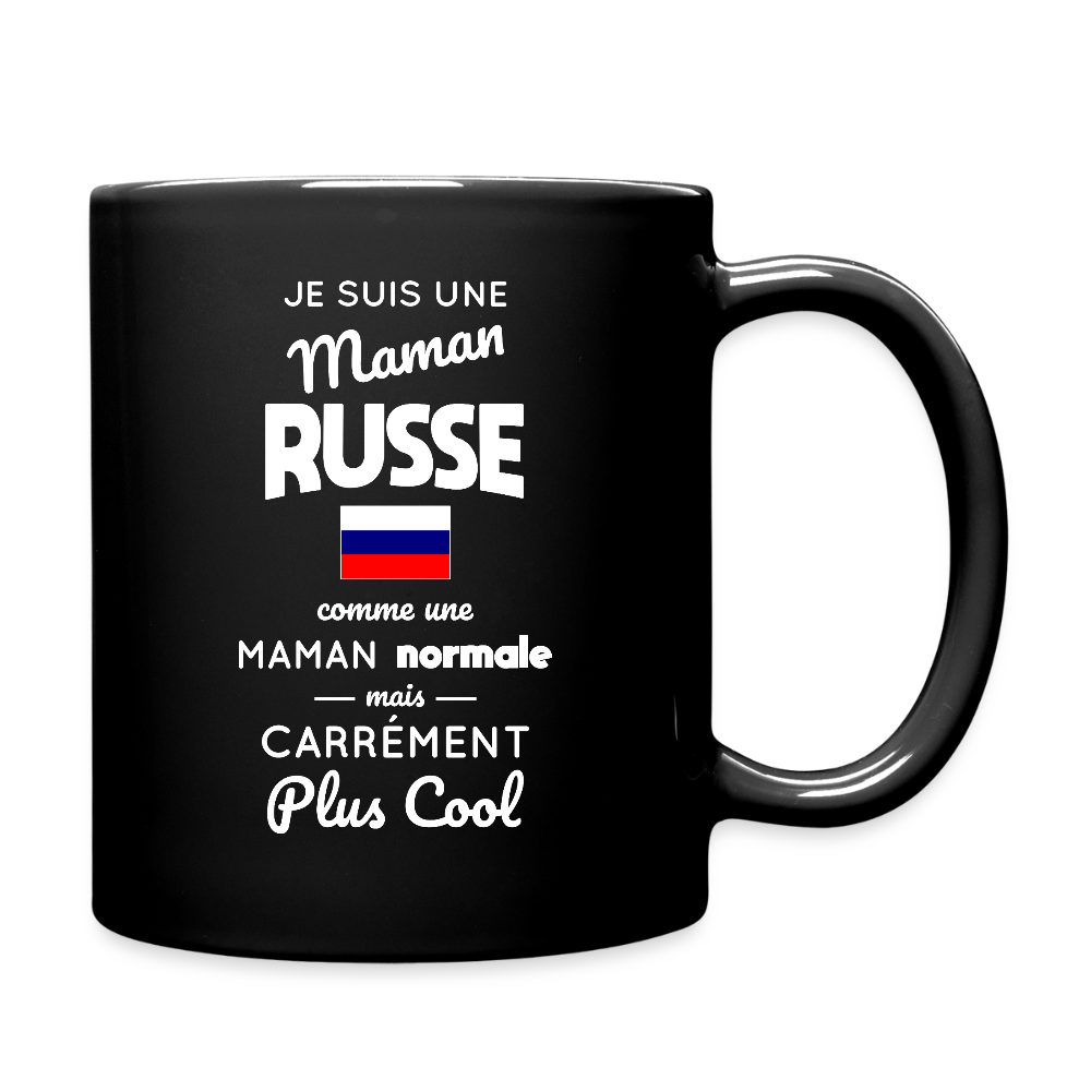 Mug uni - Maman Russe plus cool - noir