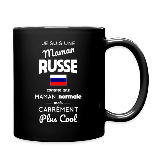 Mug uni - Maman Russe plus cool - noir