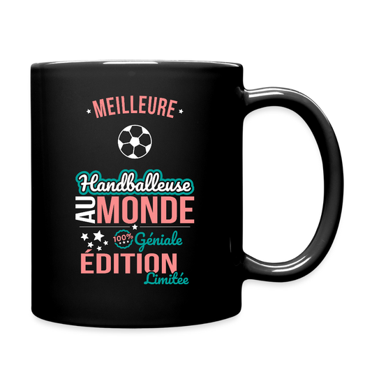 Mug uni - Meilleure Handballeuse au monde - 100% géniale - noir