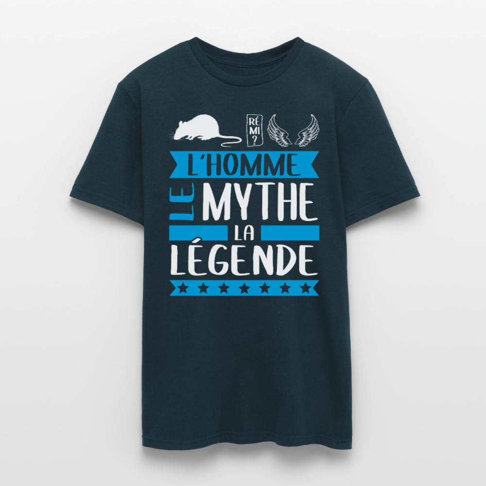 T-shirt homme Raphaël rébus – L’homme, le mythe, la légende - marine
