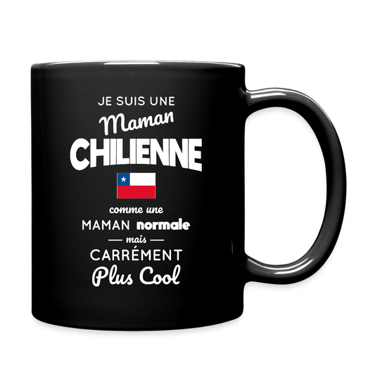 Mug uni - Maman Chilienne plus cool - noir