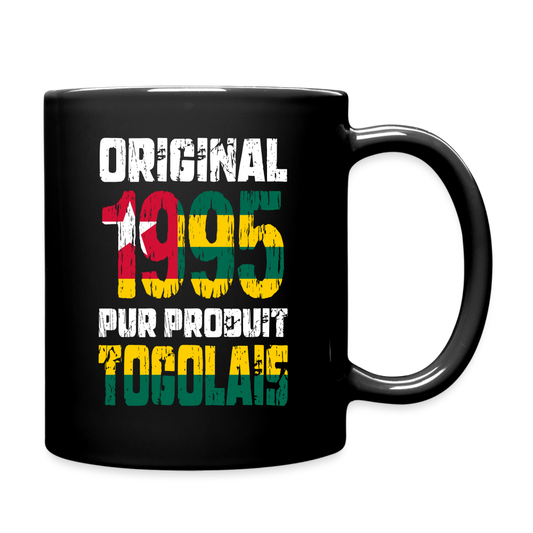 Mug uni - Anniversaire 30 Ans - Original 1995 - Pur produit Togolais - noir
