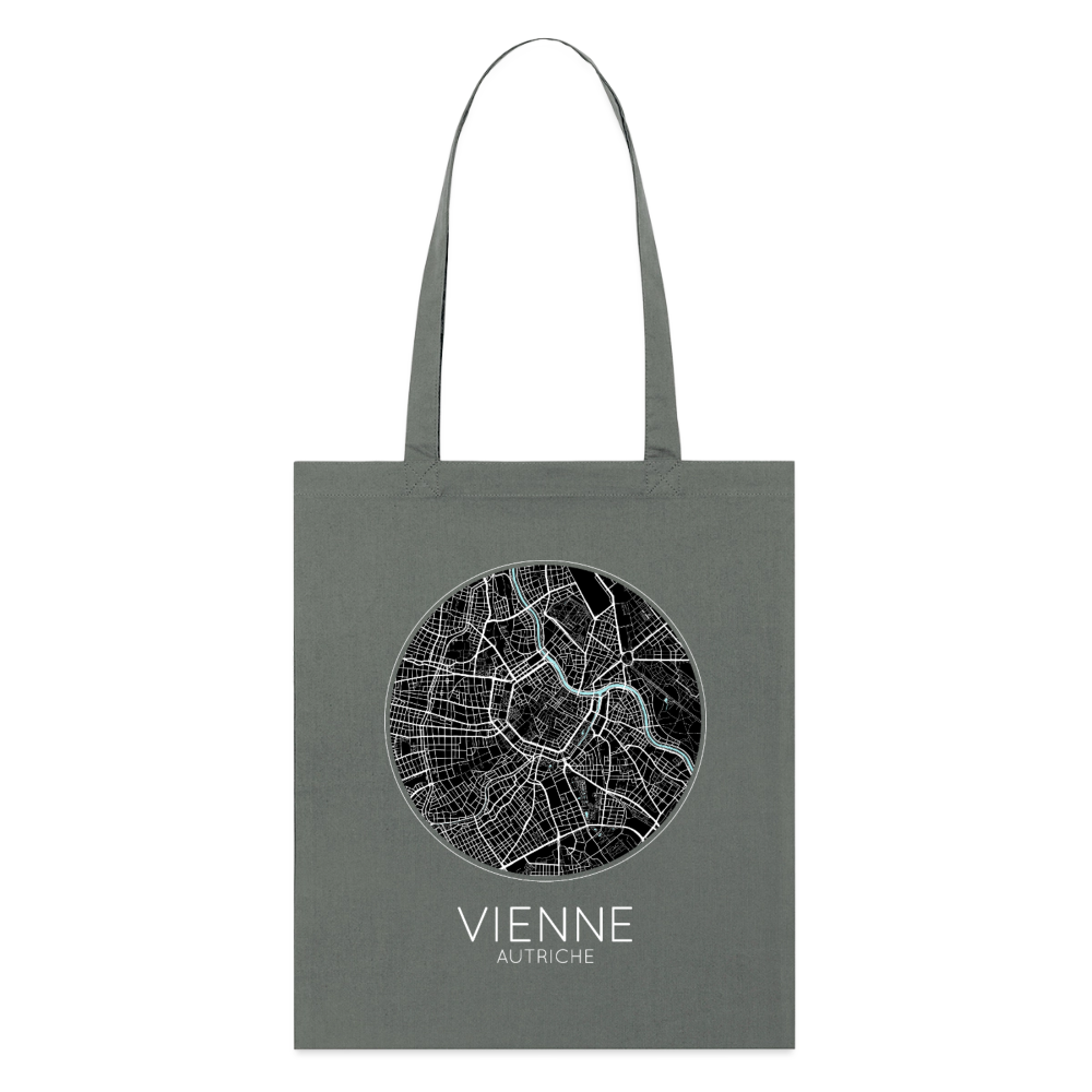 Tote Bag Vienne Bio – Plan de Vienne - charbon