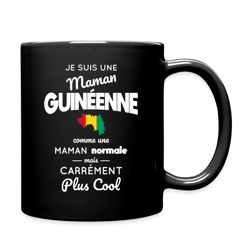 Mug uni - Maman Guinéenne plus cool - noir