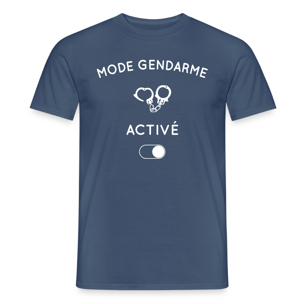 T-shirt Homme - Mode gendarme activé - denim foncé
