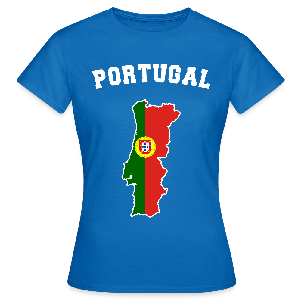 T-shirt Femme - Portugal - bleu royal