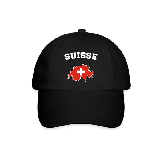Casquette classique - Suisse - noir/noir