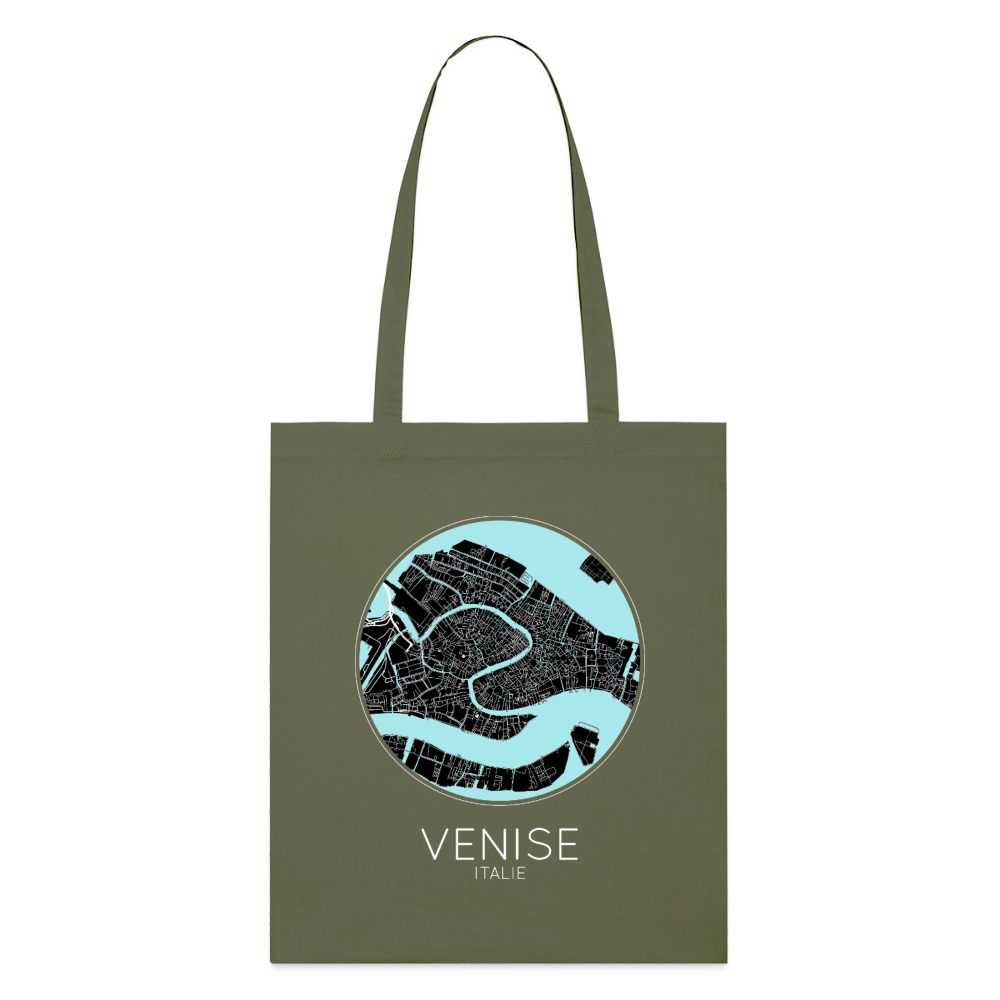 Tote Bag Venise Bio – Plan de Venise - kaki