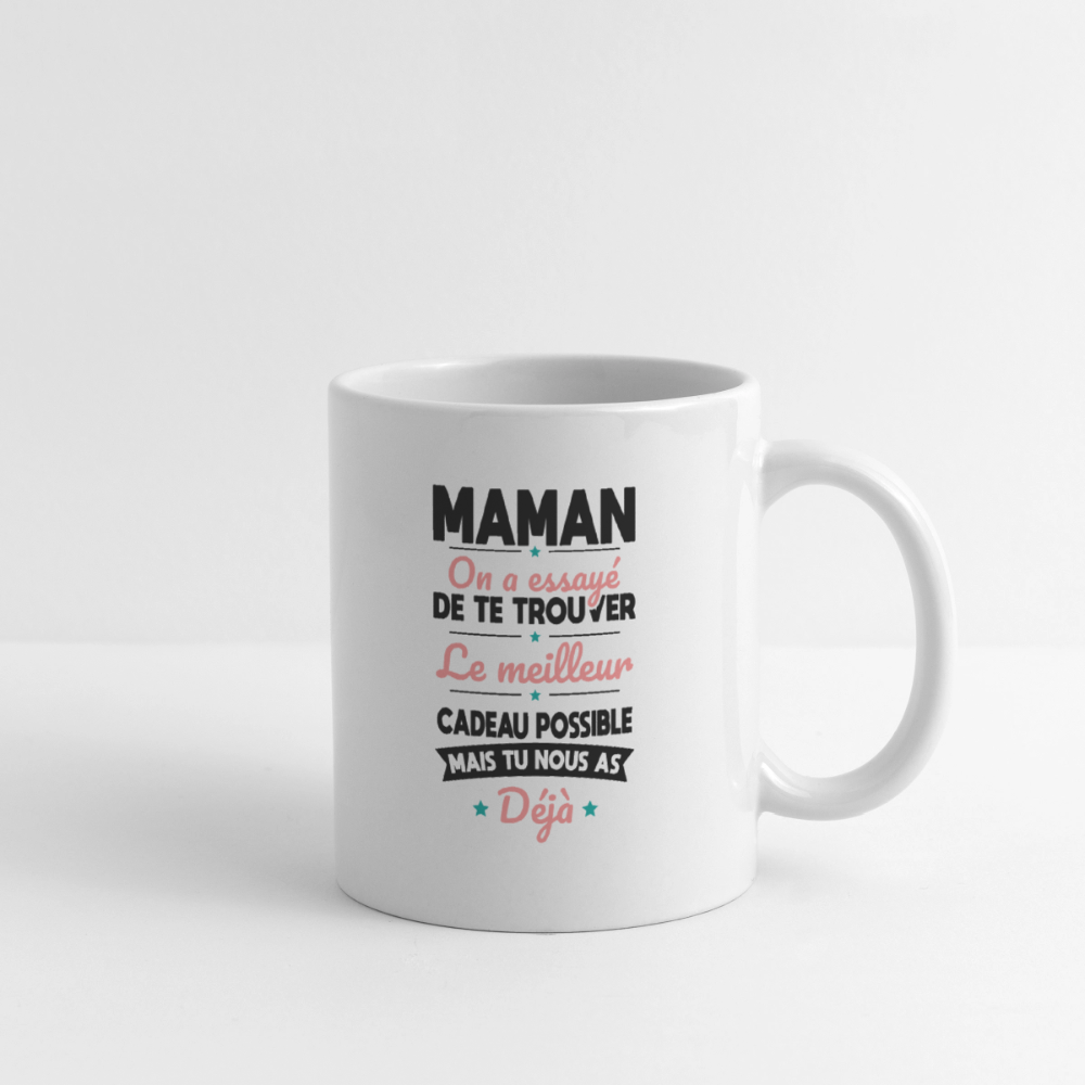 Mug blanc maman fête des mères humour - blanc