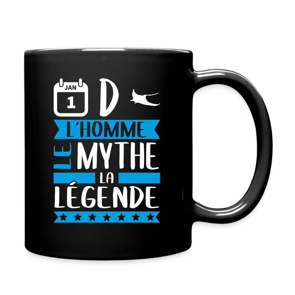 Mug uni André rébus – L’homme, le mythe, la légende - noir