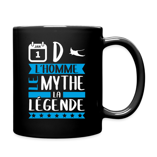Mug uni André rébus – L’homme, le mythe, la légende - noir