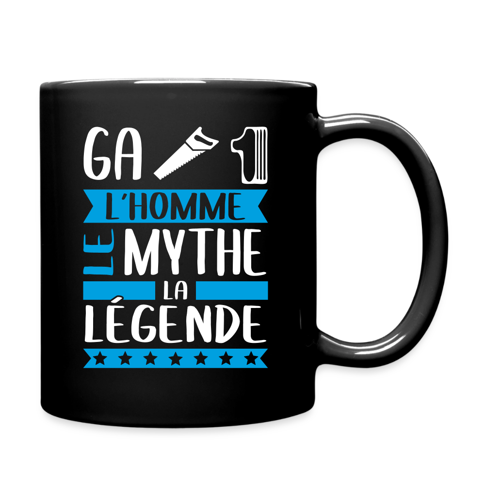 Mug uni Gatien rébus – L’homme, le mythe, la légende - noir
