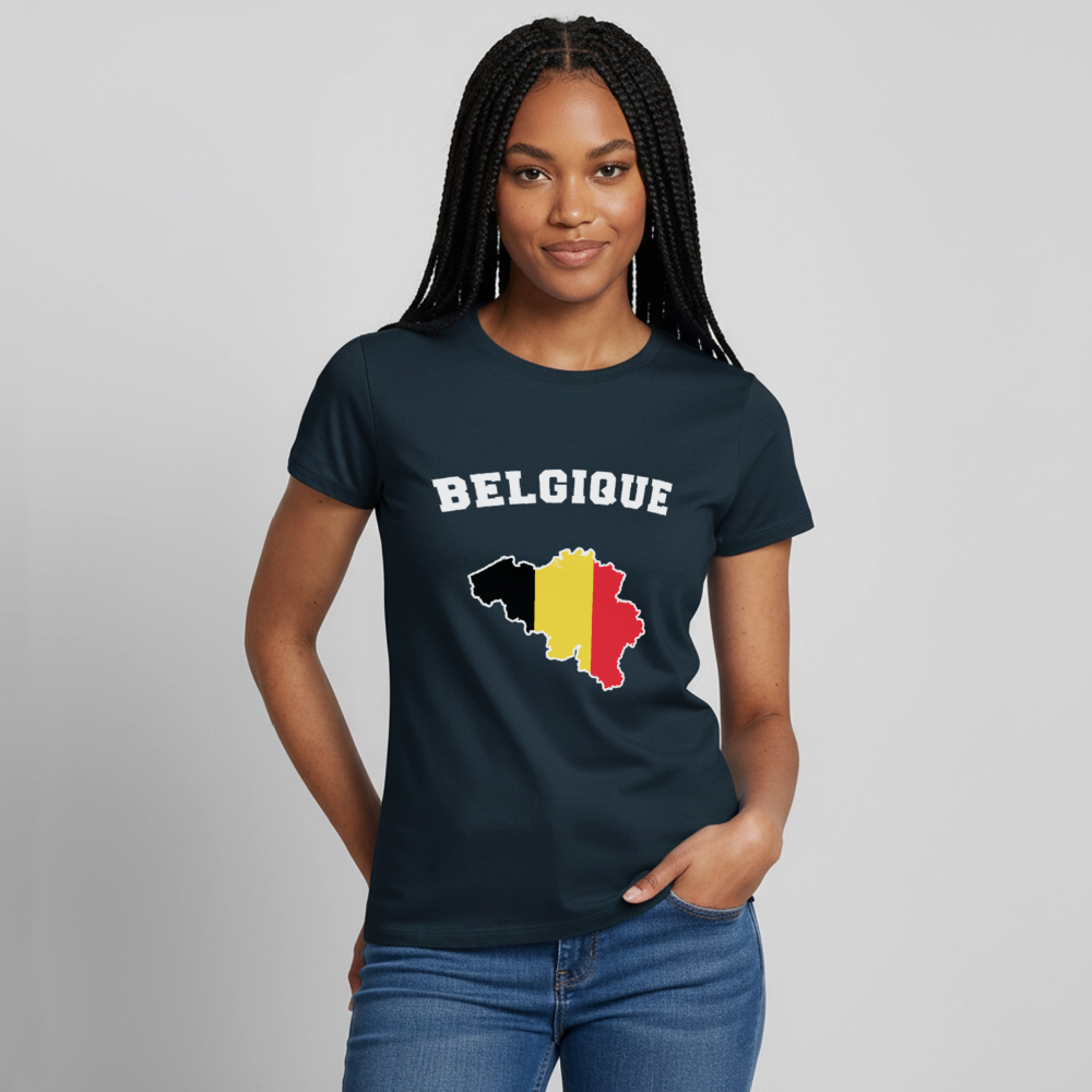 T-shirt Femme - Belgique - marine