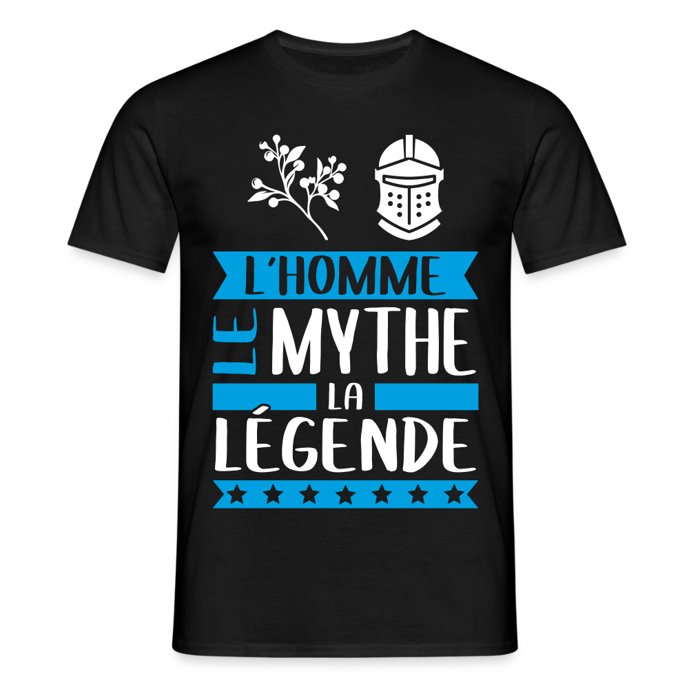 T-shirt homme Guillaume rébus – L’homme, le mythe, la légende - noir