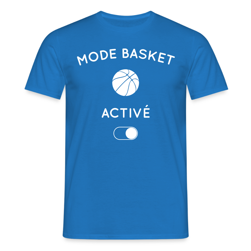T-shirt Homme - Mode basket activé - bleu royal