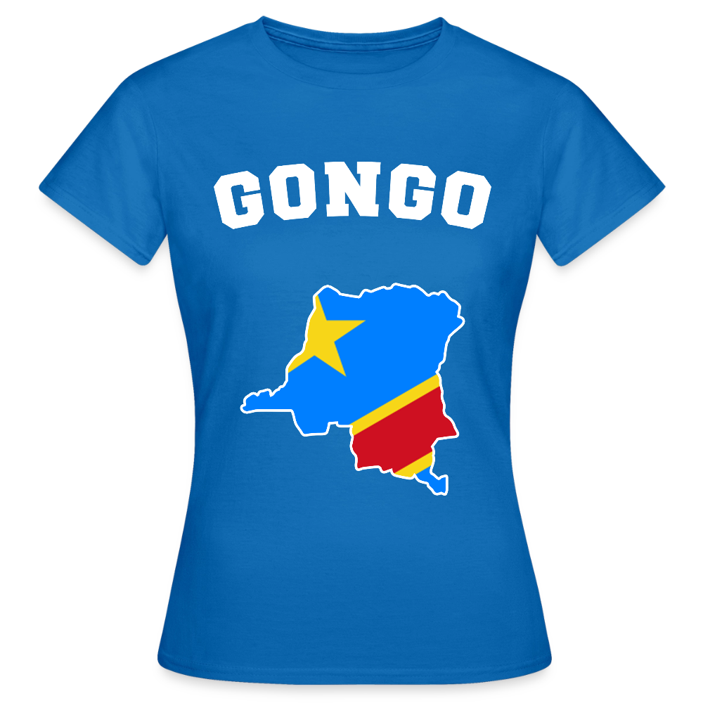 T-shirt Femme - RD Congo - bleu royal