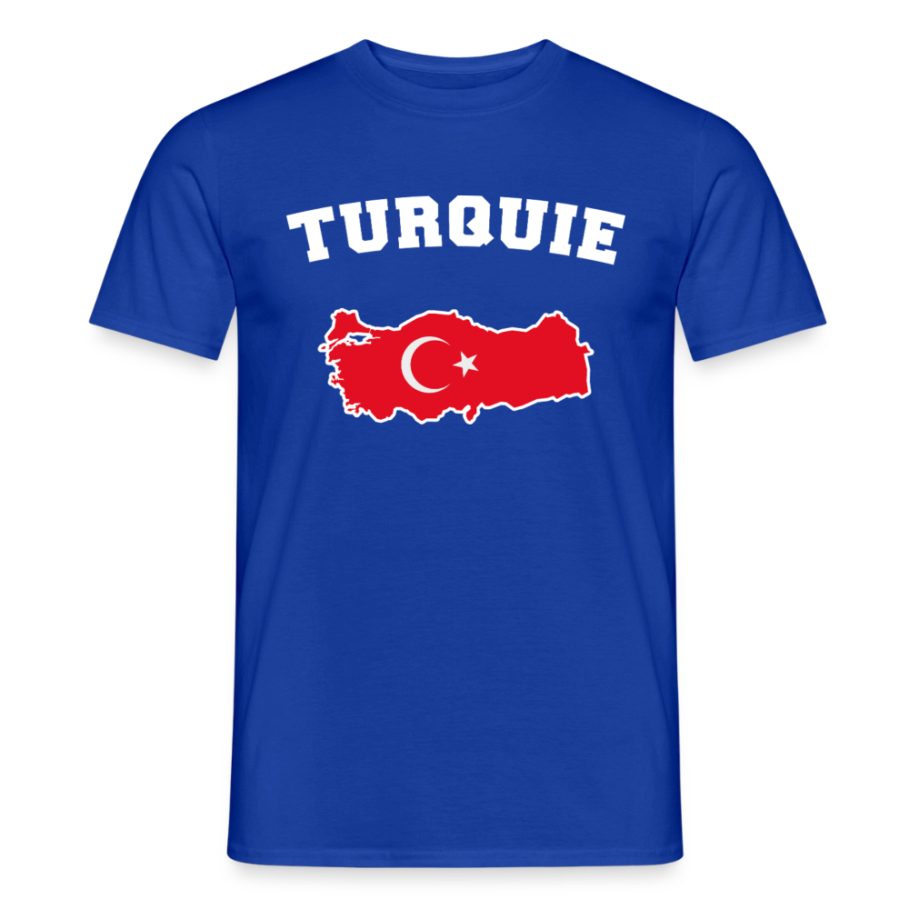 T-shirt Homme - Turquie - bleu foncé