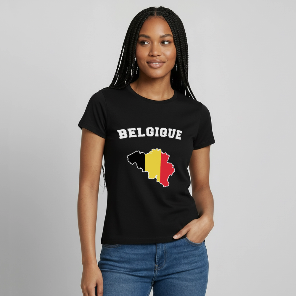 T-shirt Femme - Belgique - noir