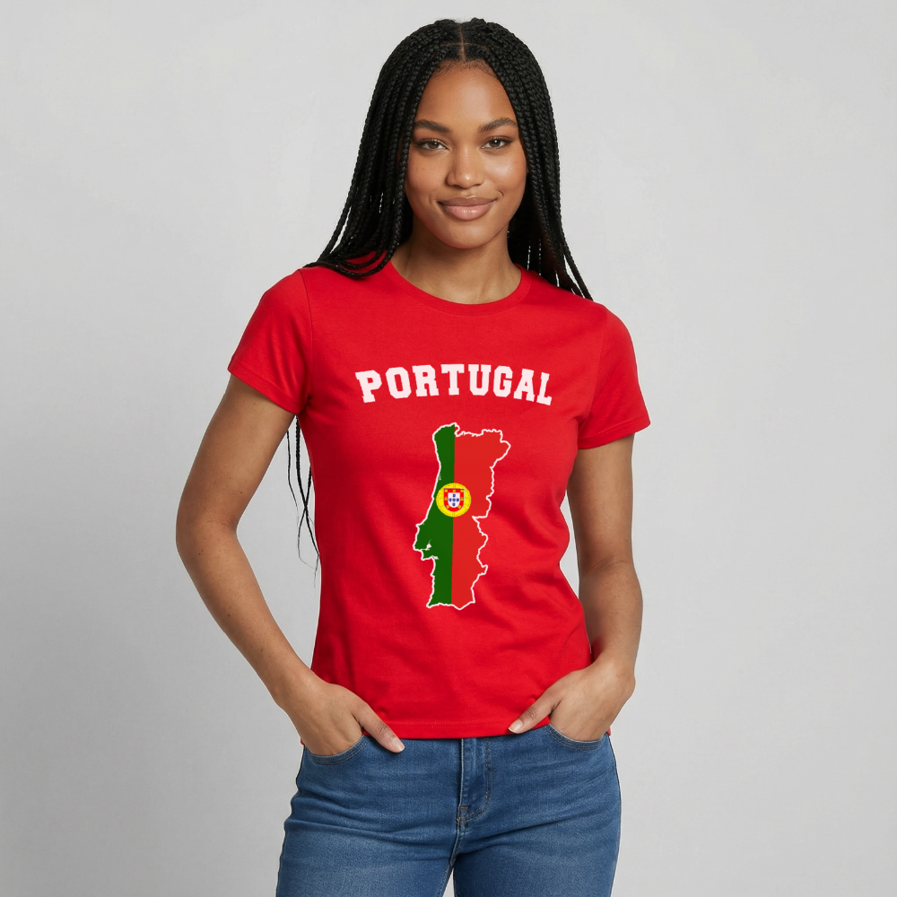 T-shirt Femme - Portugal - rouge