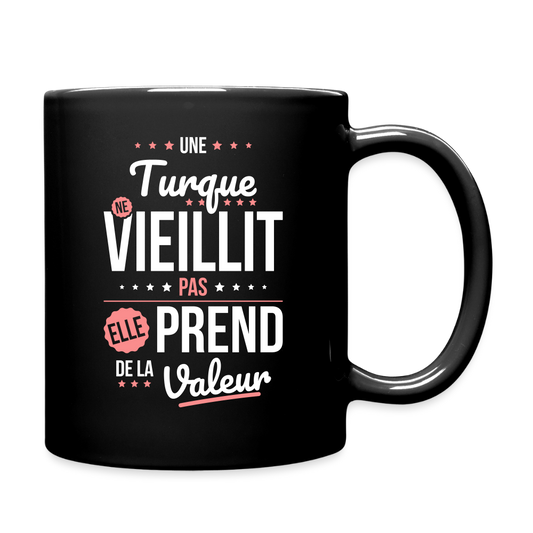 Mug uni - Une Turque ne vieillit pas - noir