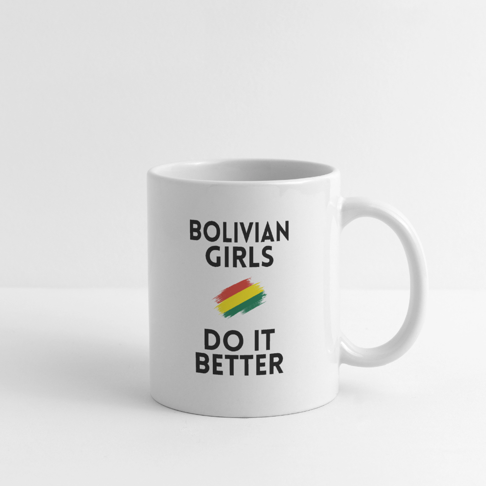 Mug blanc - Bolivian Girls Do It Better - blanc