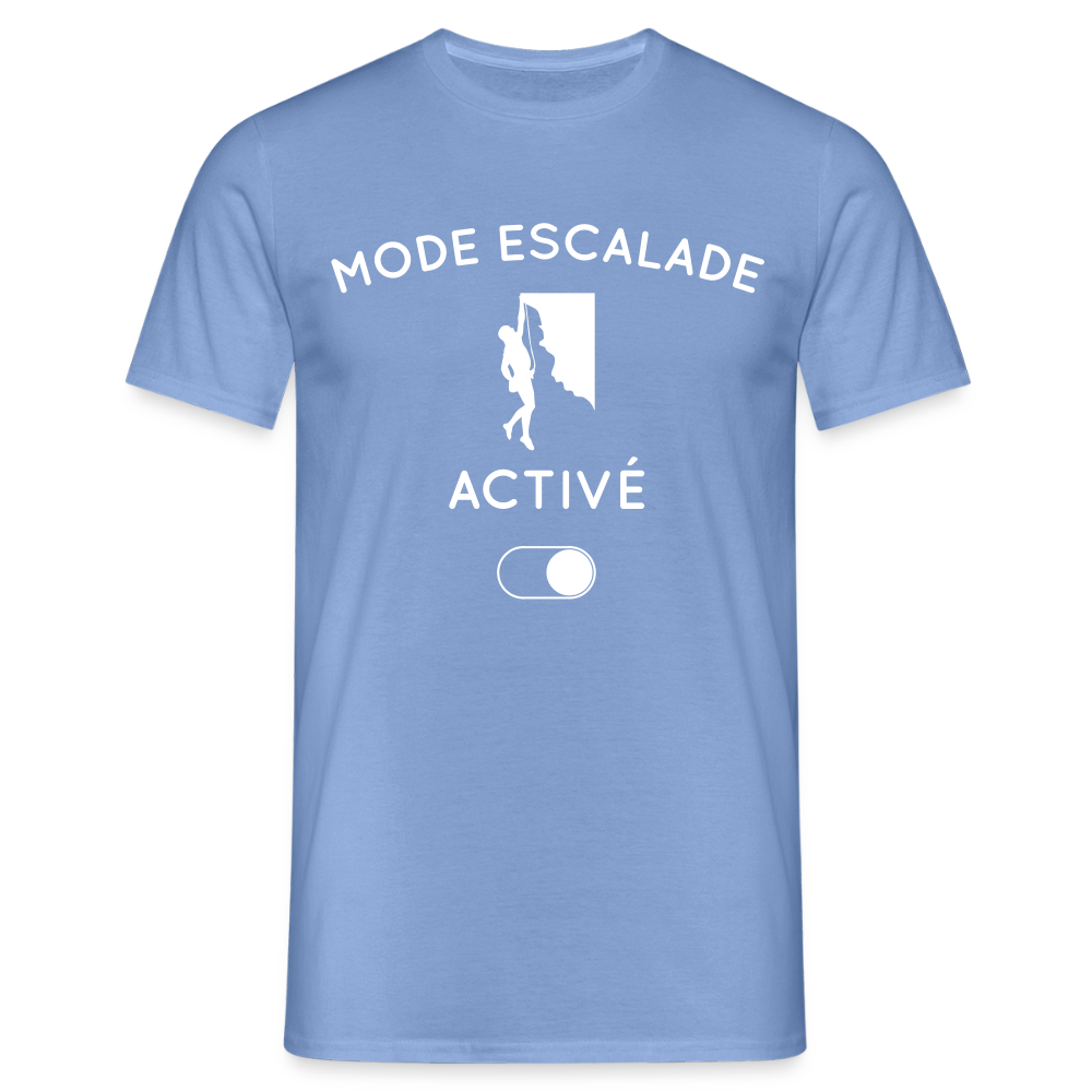 T-shirt Homme - Mode escalade activé - carolina blue