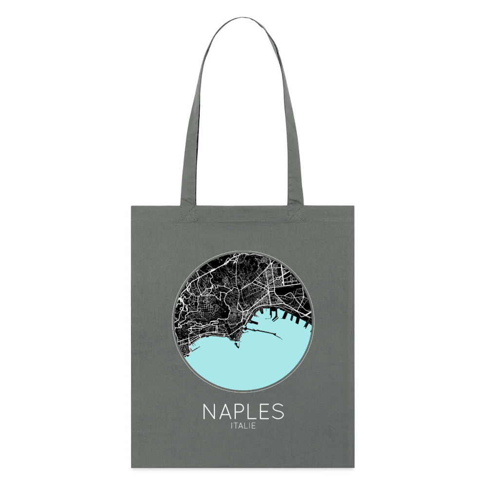 Tote Bag Naples Bio – Plan de Naples - charbon