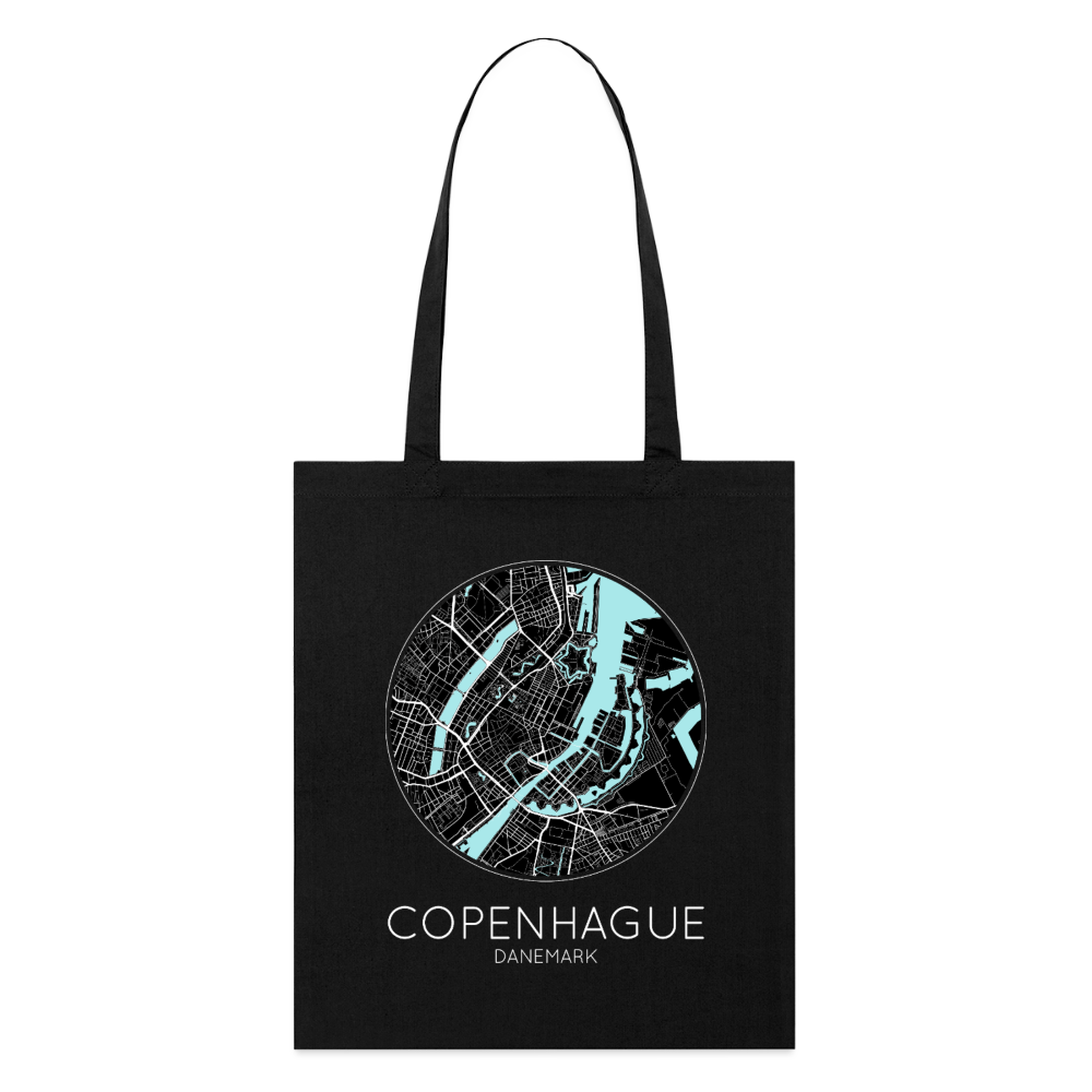 Tote Bag Copenhague Bio – Plan de Copenhague - noir