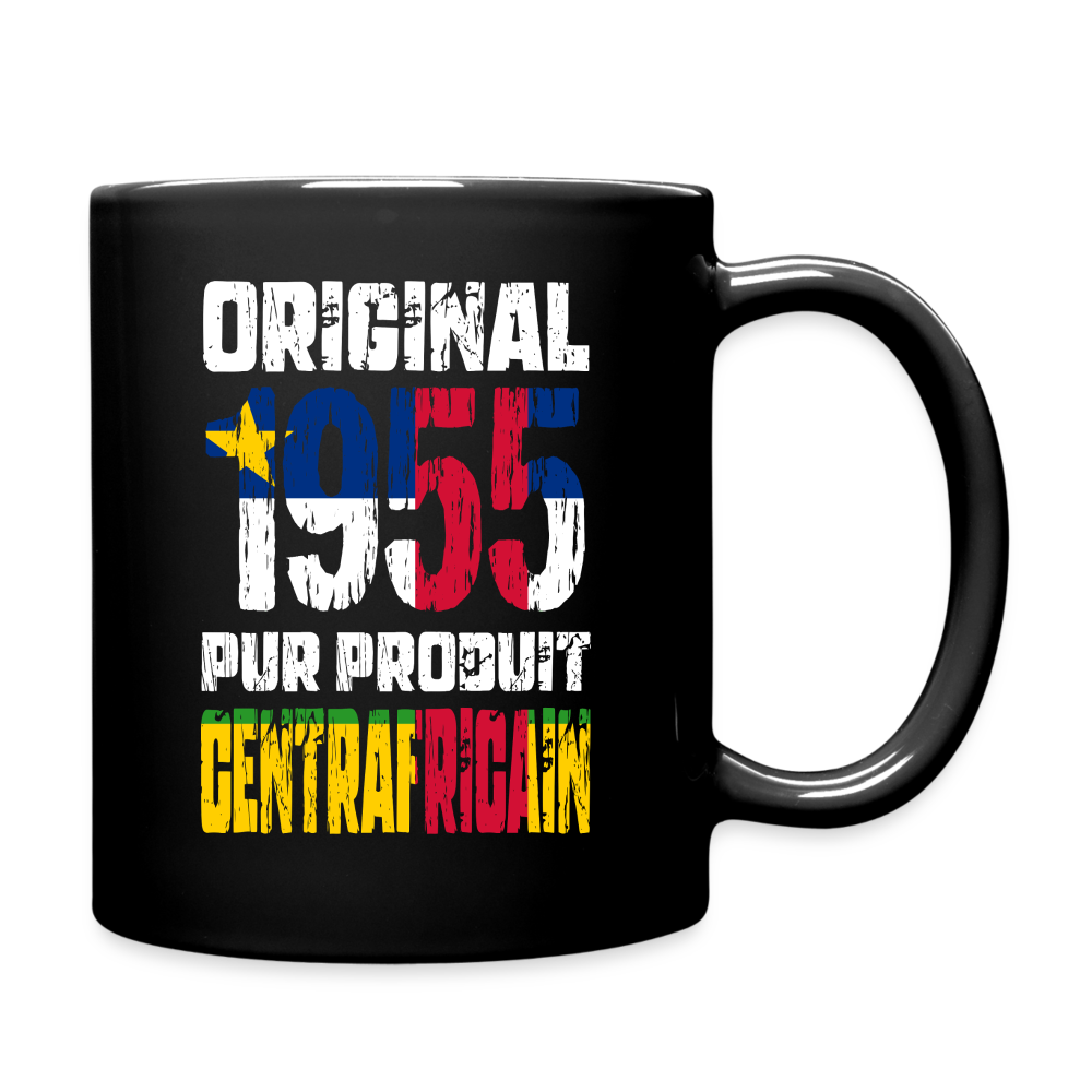 Mug uni - Anniversaire 70 Ans - Original 1955 - Pur produit Centrafricain - noir