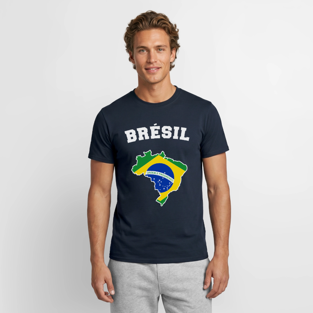 T-shirt Homme - Brésil - marine