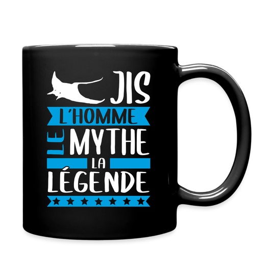 Mug uni Régis rébus – L’homme, le mythe, la légende - noir