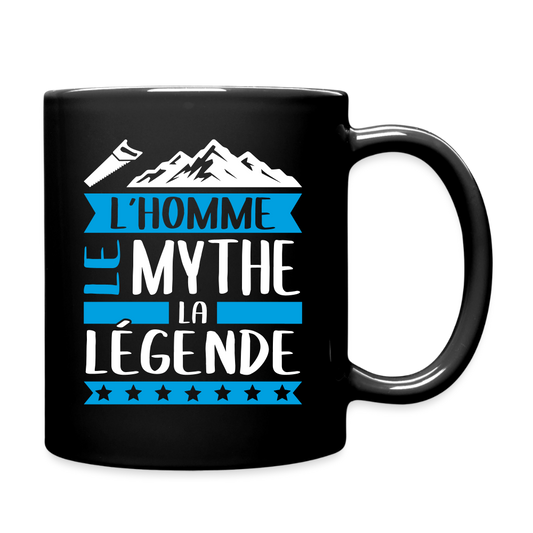 Mug uni Simon rébus – L’homme, le mythe, la légende - noir