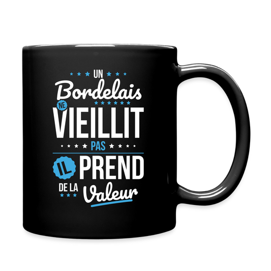 Mug uni - Un Bordelais ne vieillit pas - noir