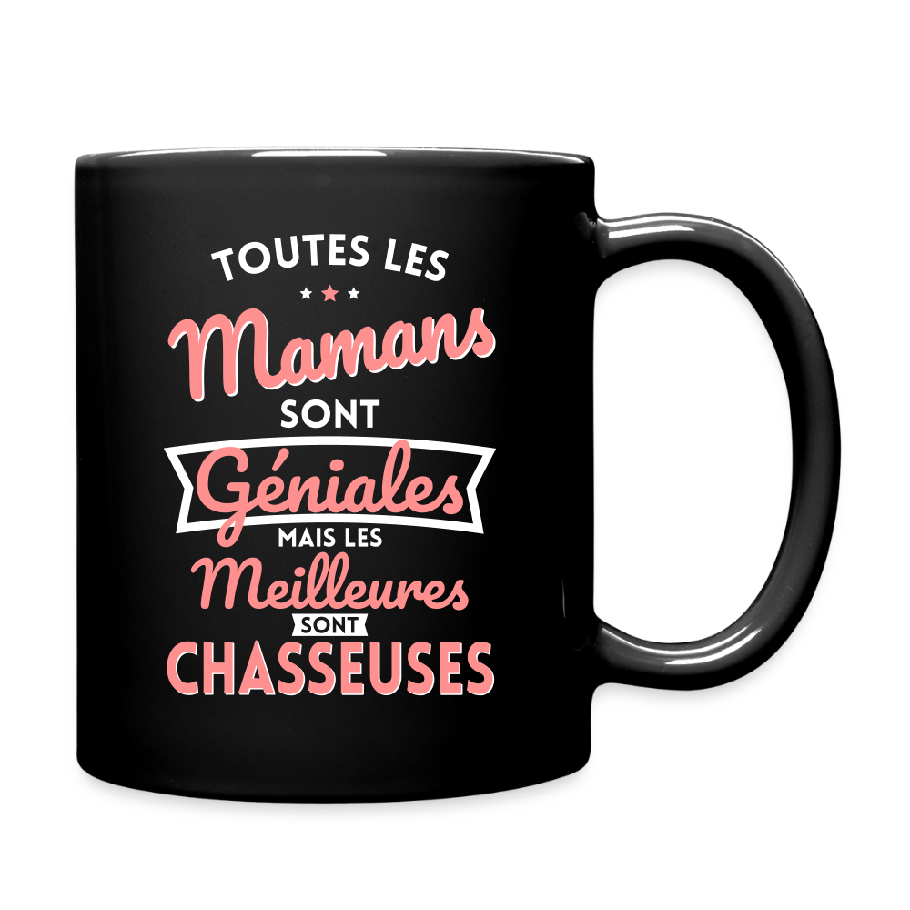 Mug uni - Mamans géniales - Les meilleures sont chasseuses - noir