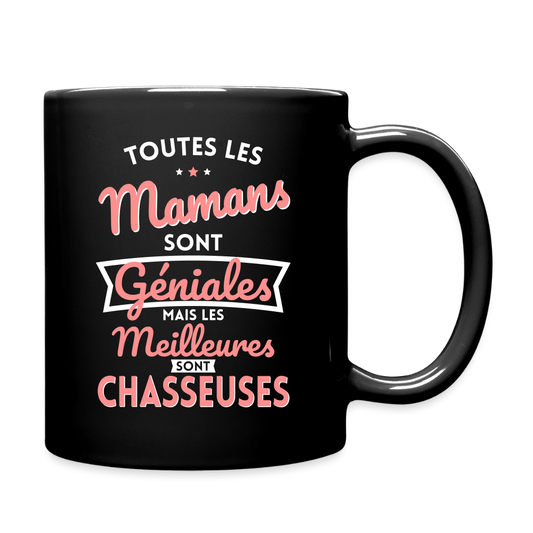 Mug uni - Mamans géniales - Les meilleures sont chasseuses - noir