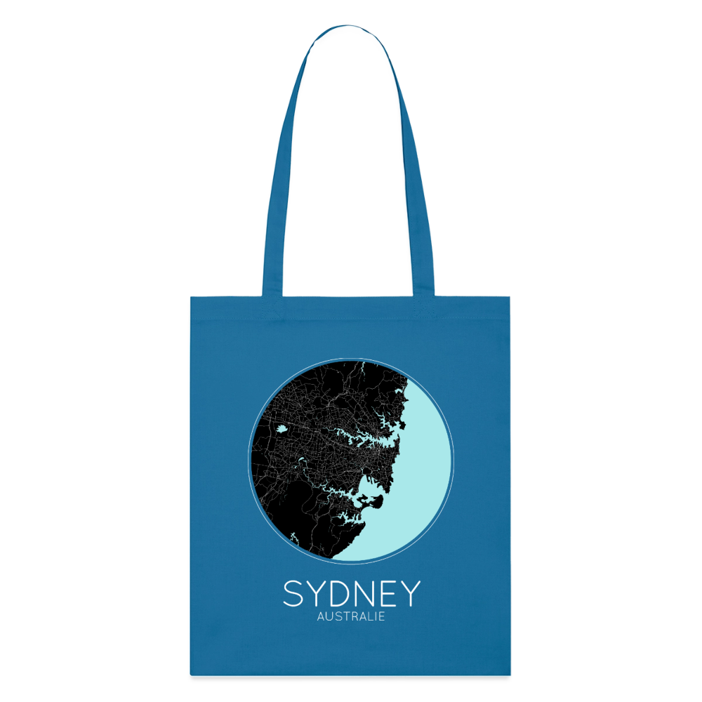 Tote Bag Sydney Bio – Plan de Sydney - bleu royal